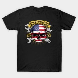 Trust your Mechanic USA Mechanic Logo T-Shirt